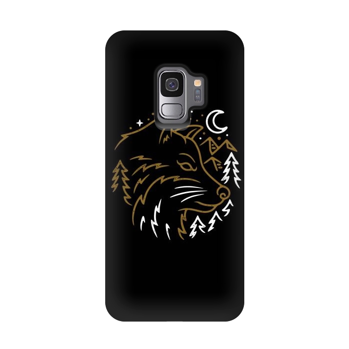 Galaxy S9 StrongFit Wolf Wild by Afif Quilimo