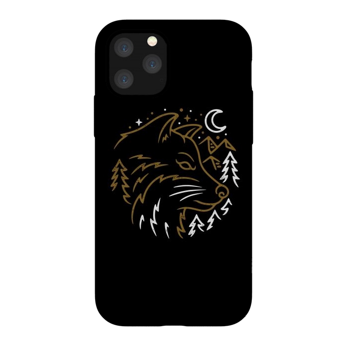 iPhone 11 Pro StrongFit Wolf Wild by Afif Quilimo