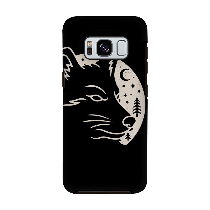 Galaxy S8 StrongFit Wolf Moon by Afif Quilimo