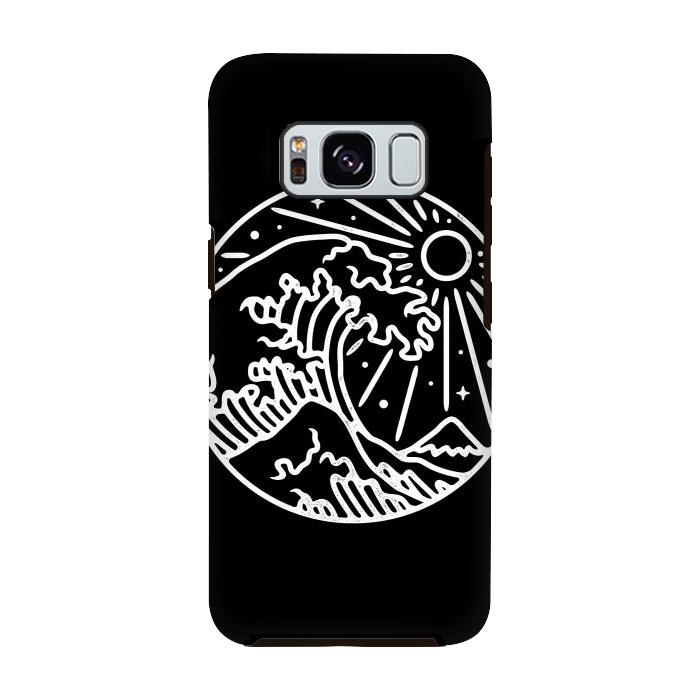 Galaxy S8 StrongFit The Great Wave by Afif Quilimo