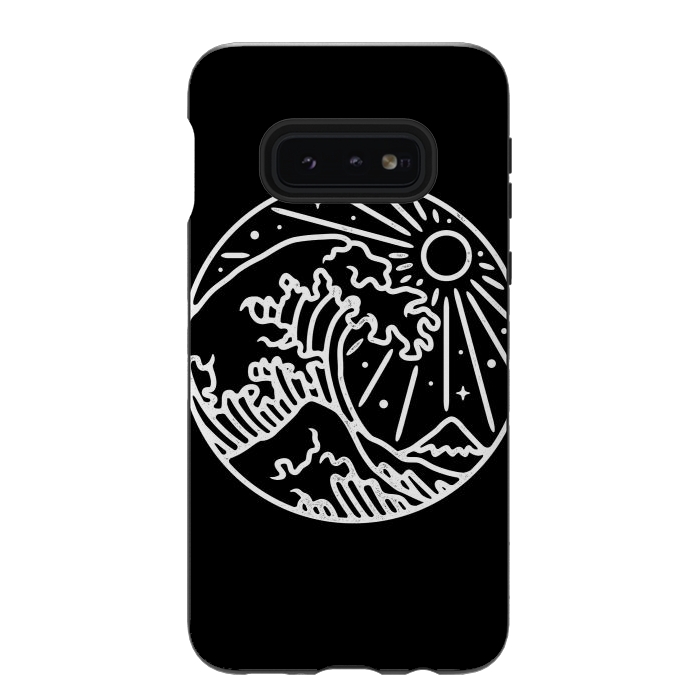 Galaxy S10e StrongFit The Great Wave by Afif Quilimo