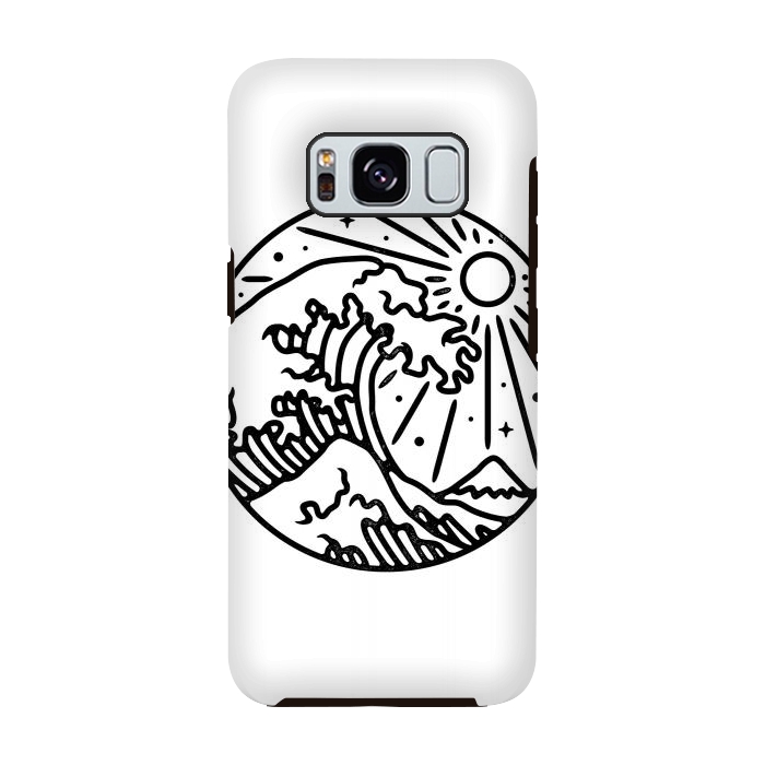 Galaxy S8 StrongFit The Great Wave 2 by Afif Quilimo