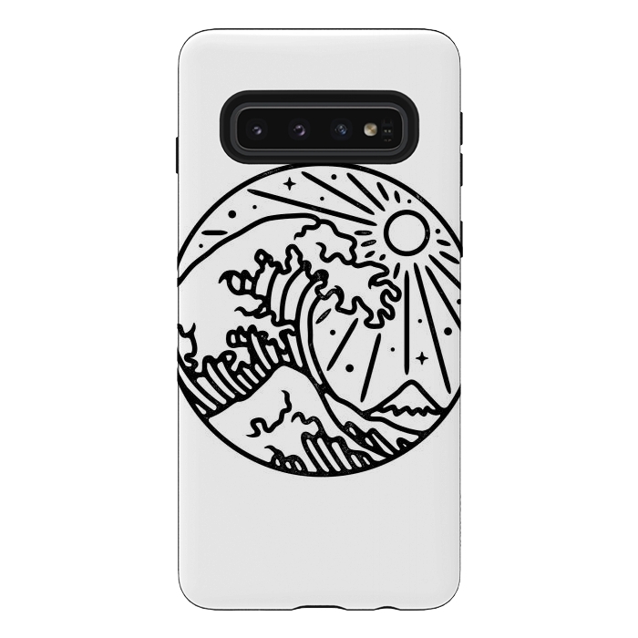Galaxy S10 StrongFit The Great Wave 2 by Afif Quilimo