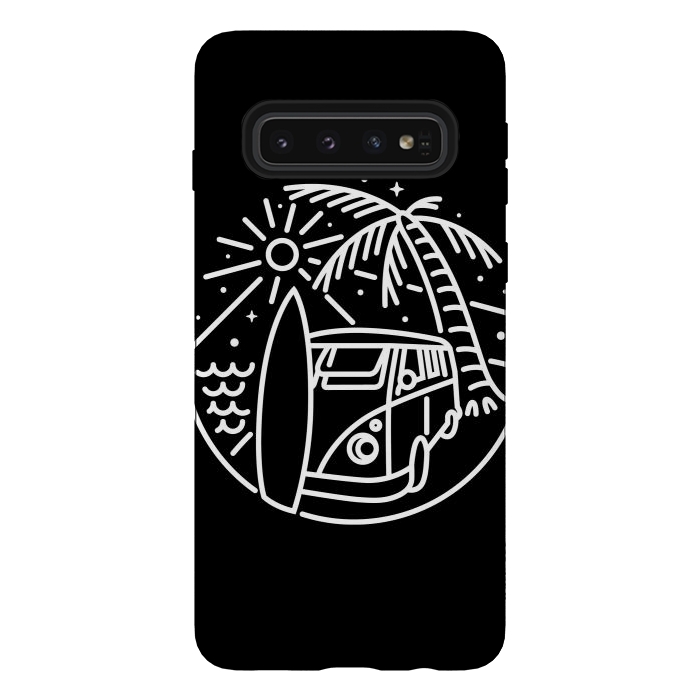 Galaxy S10 StrongFit Van, Surf, and Beach 2 by Afif Quilimo