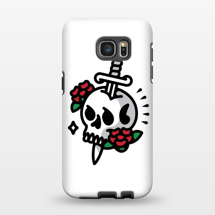 Galaxy S7 EDGE StrongFit Death Flower Tattoo by Afif Quilimo