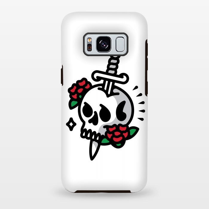 Galaxy S8 plus StrongFit Death Flower Tattoo by Afif Quilimo