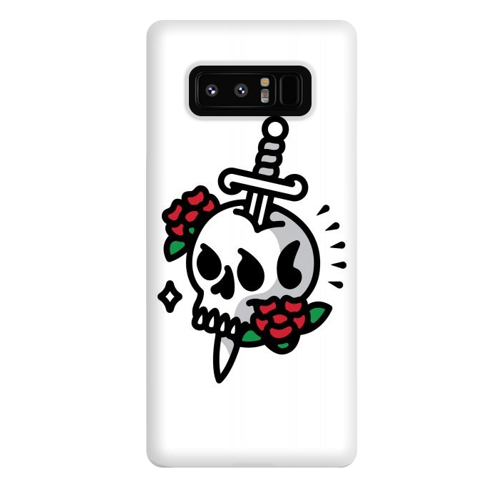 Galaxy Note 8 StrongFit Death Flower Tattoo by Afif Quilimo