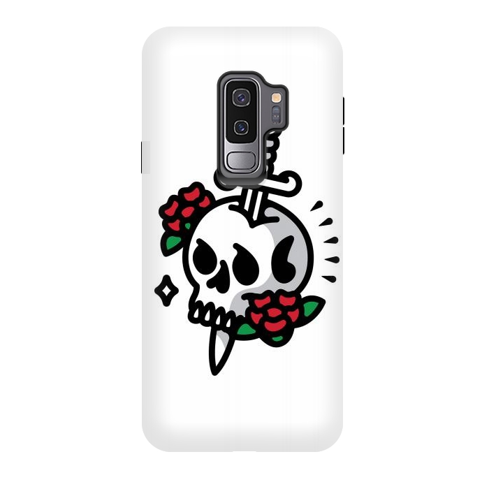 Galaxy S9 plus StrongFit Death Flower Tattoo by Afif Quilimo