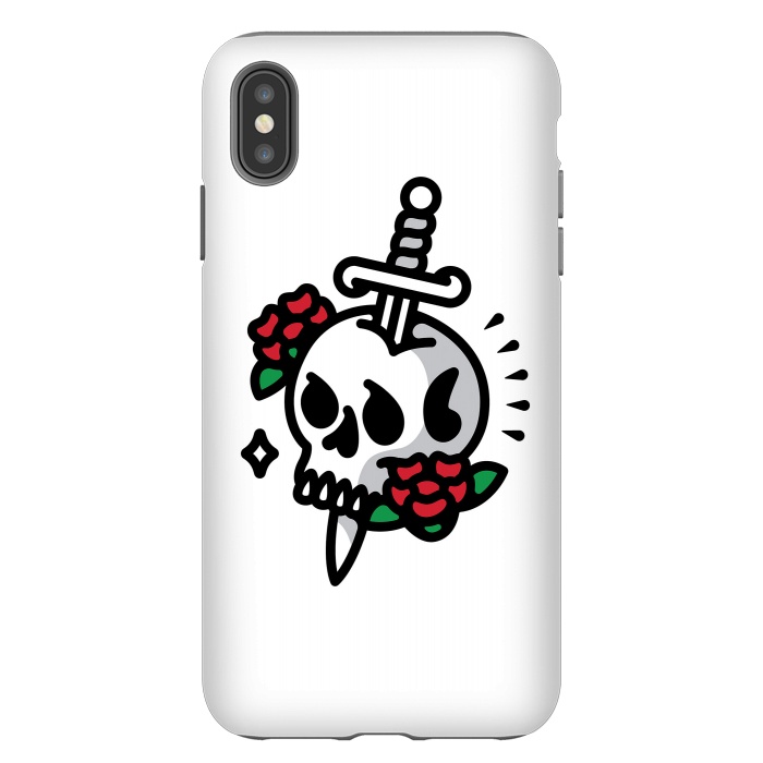 iPhone Xs Max StrongFit Death Flower Tattoo by Afif Quilimo