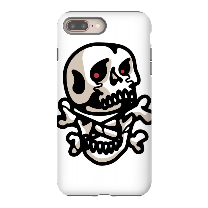 iPhone 7 plus StrongFit Crossbones by Afif Quilimo