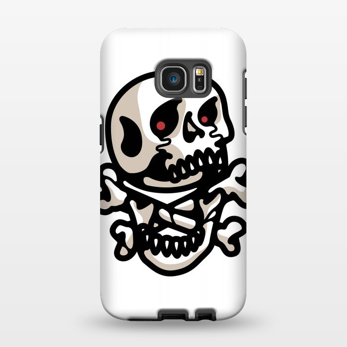 Galaxy S7 EDGE StrongFit Crossbones by Afif Quilimo