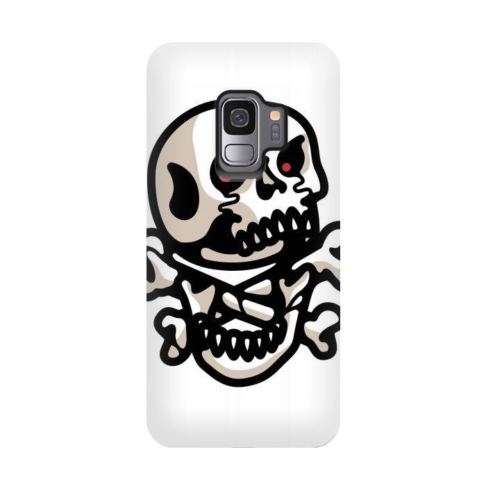 Galaxy S9 StrongFit Crossbones by Afif Quilimo