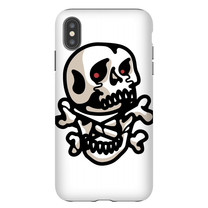 iPhone Xs Max StrongFit Crossbones by Afif Quilimo