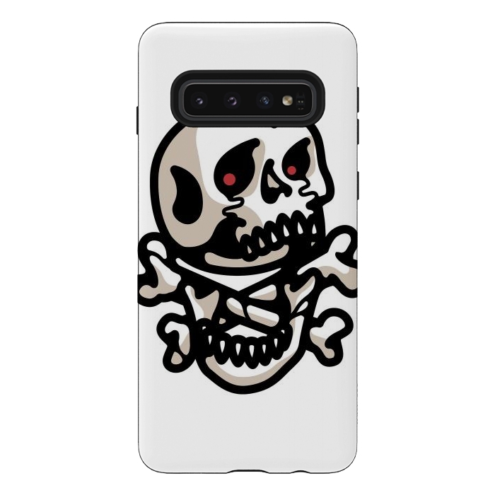 Galaxy S10 StrongFit Crossbones by Afif Quilimo
