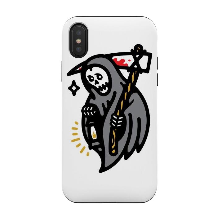 iPhone Xs / X StrongFit Grim Lantern by Afif Quilimo