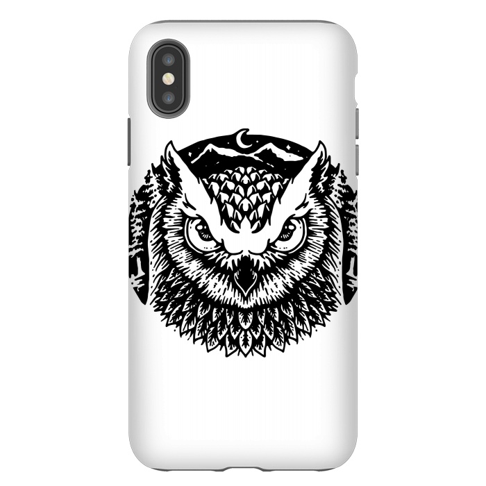 iPhone Xs Max StrongFit Owly by Afif Quilimo