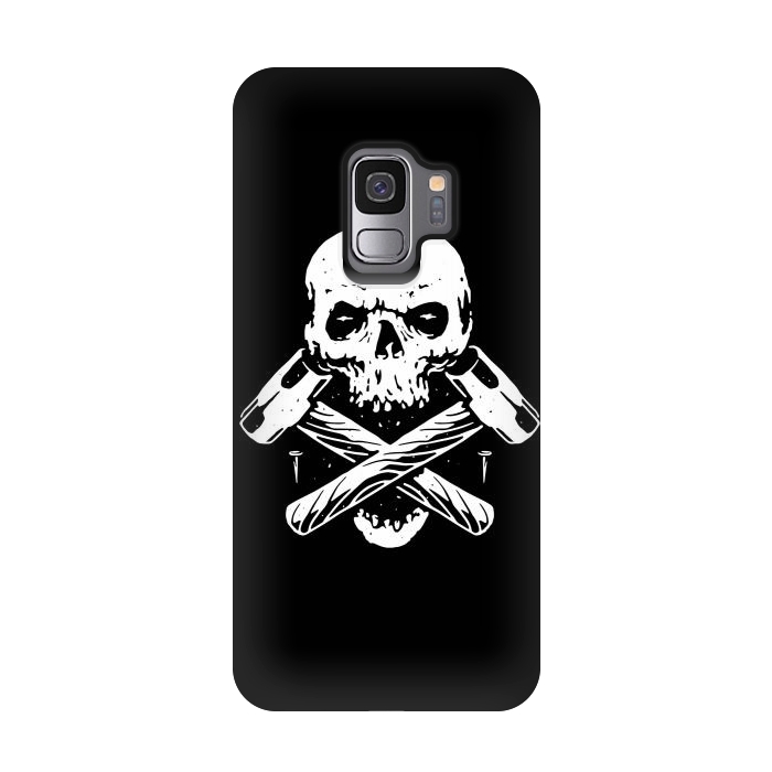 Galaxy S9 StrongFit Skull Hammer by Afif Quilimo