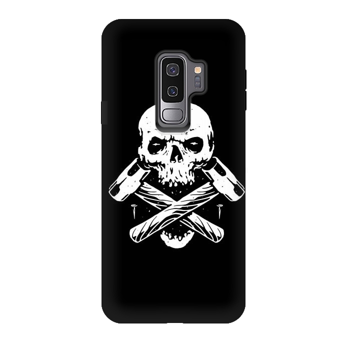 Galaxy S9 plus StrongFit Skull Hammer by Afif Quilimo