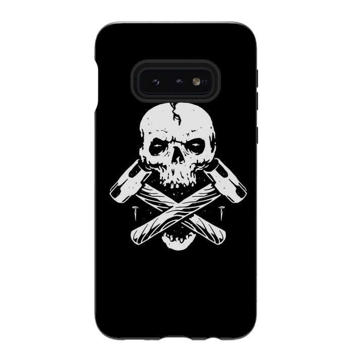 Galaxy S10e StrongFit Skull Hammer by Afif Quilimo