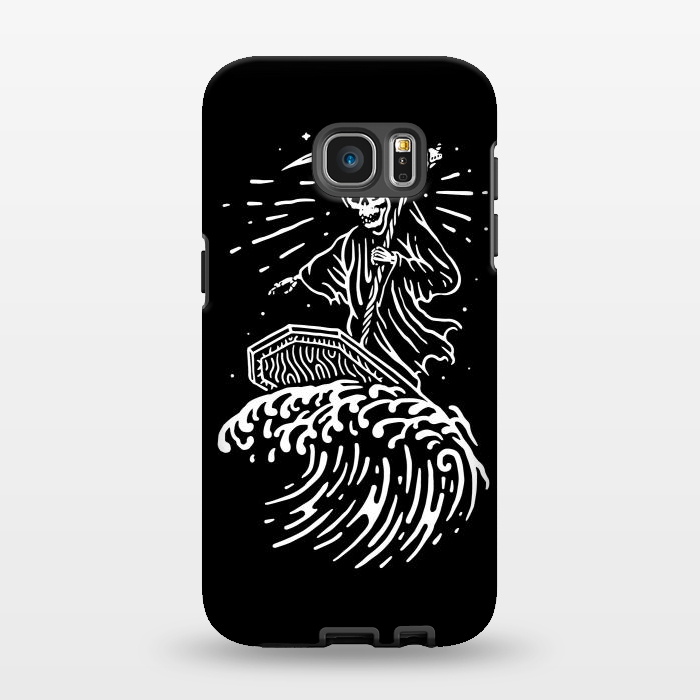 Galaxy S7 EDGE StrongFit Grim Surfer by Afif Quilimo