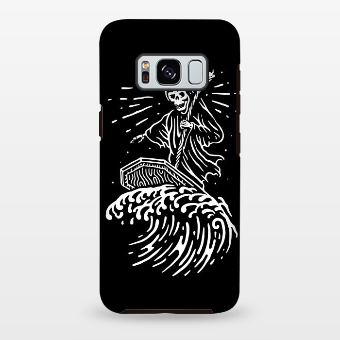 Galaxy S8 plus StrongFit Grim Surfer by Afif Quilimo