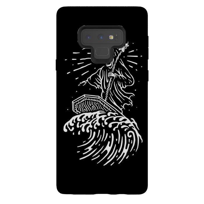 Galaxy Note 9 StrongFit Grim Surfer by Afif Quilimo