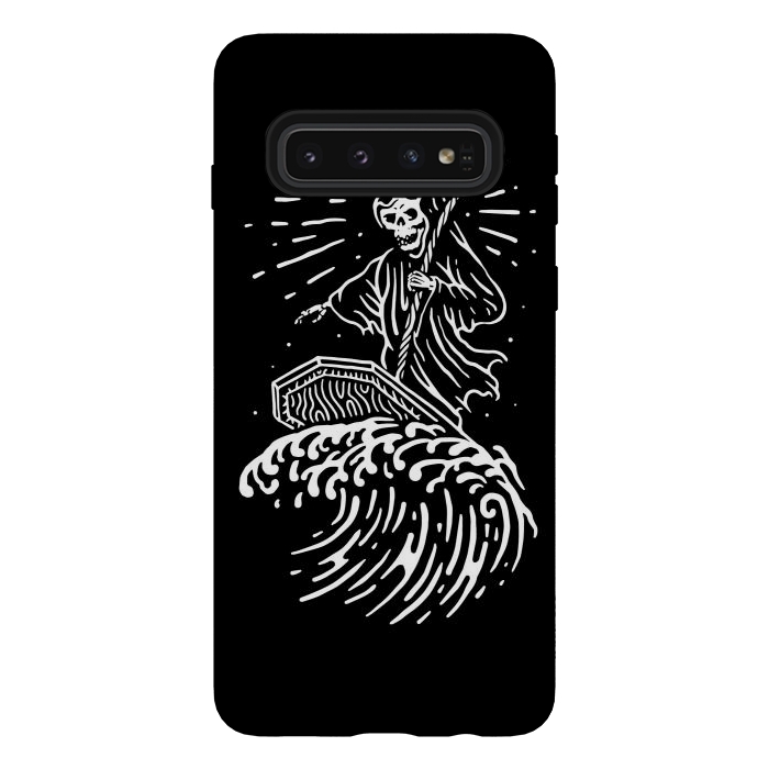 Galaxy S10 StrongFit Grim Surfer by Afif Quilimo