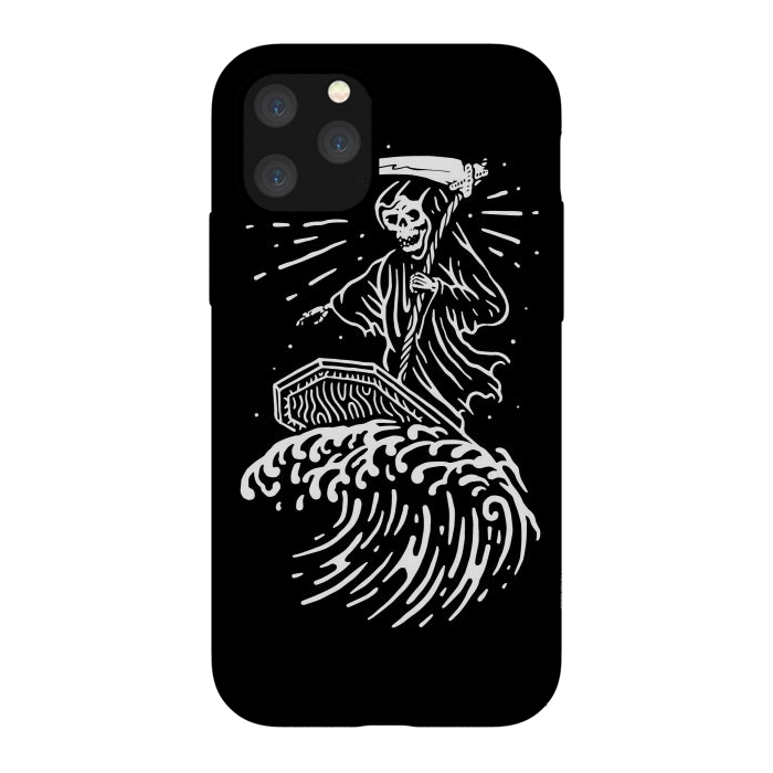iPhone 11 Pro StrongFit Grim Surfer by Afif Quilimo