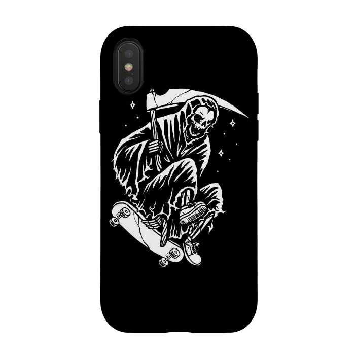 iPhone Xs / X StrongFit Grim Skater by Afif Quilimo