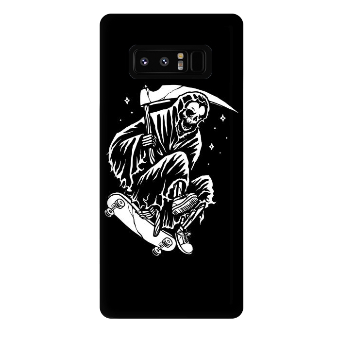 Galaxy Note 8 StrongFit Grim Skater by Afif Quilimo