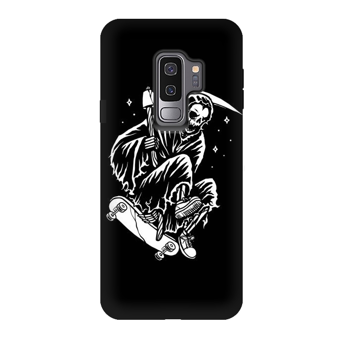 Galaxy S9 plus StrongFit Grim Skater by Afif Quilimo