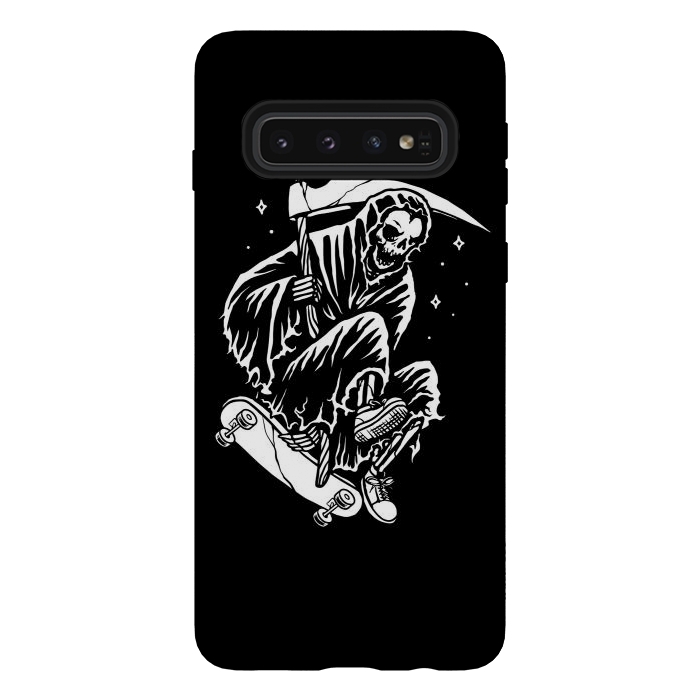 Galaxy S10 StrongFit Grim Skater by Afif Quilimo