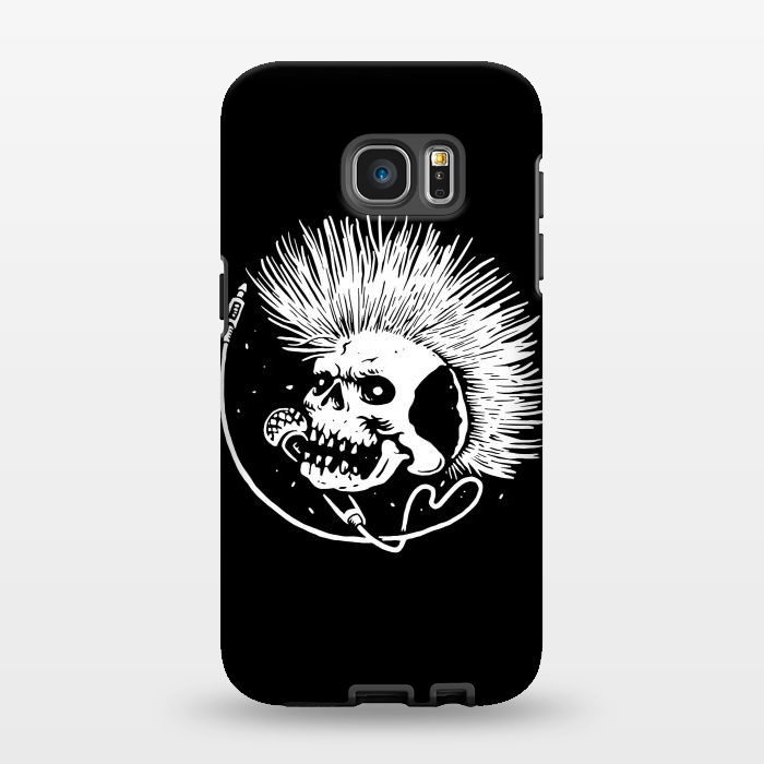 Galaxy S7 EDGE StrongFit Skull Punk by Afif Quilimo