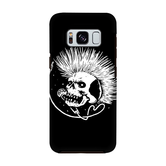 Galaxy S8 StrongFit Skull Punk by Afif Quilimo