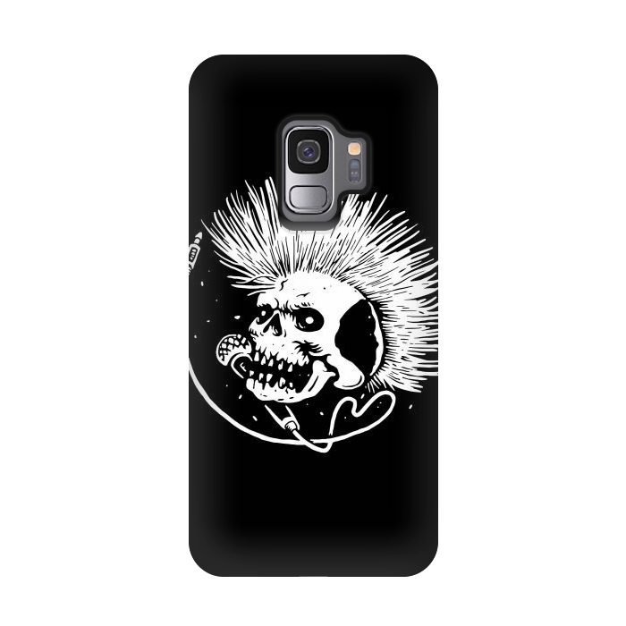 Galaxy S9 StrongFit Skull Punk by Afif Quilimo
