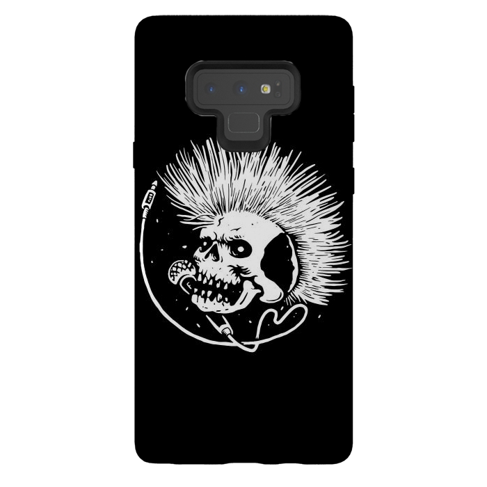 Galaxy Note 9 StrongFit Skull Punk by Afif Quilimo