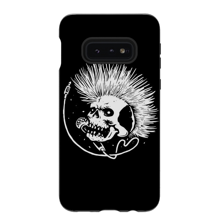 Galaxy S10e StrongFit Skull Punk by Afif Quilimo