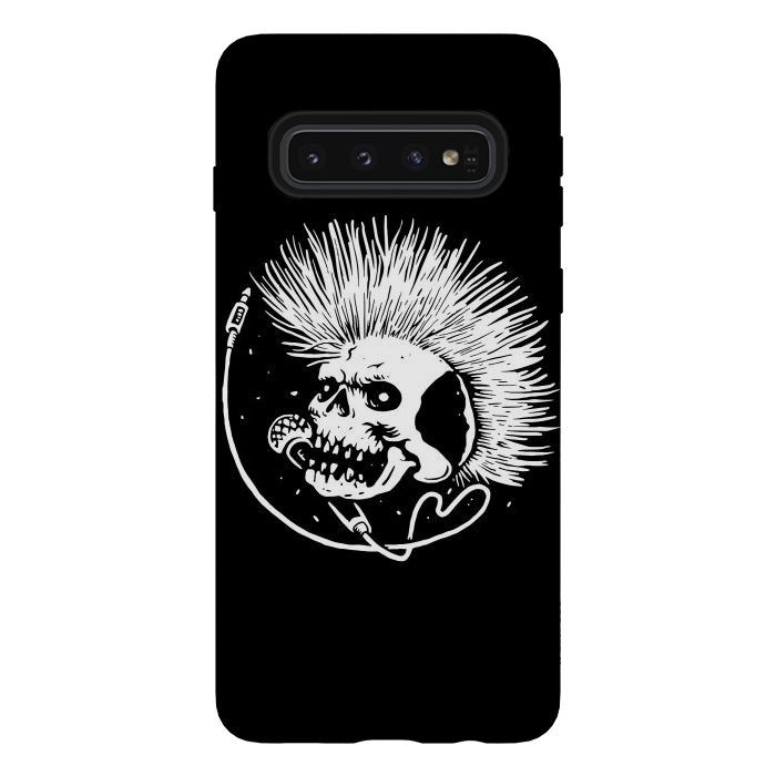 Galaxy S10 StrongFit Skull Punk by Afif Quilimo