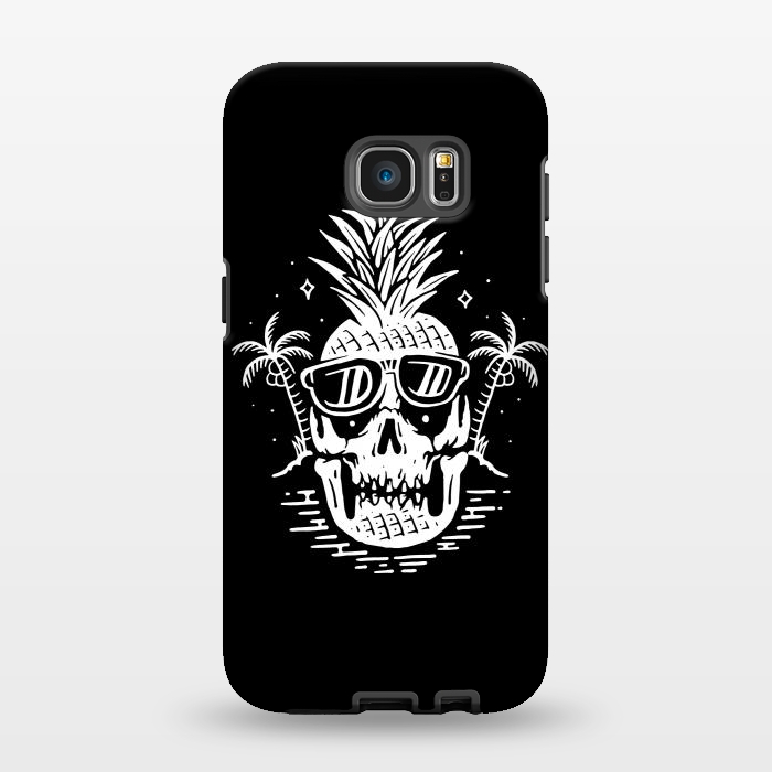 Galaxy S7 EDGE StrongFit Skull Pineapple 2 by Afif Quilimo