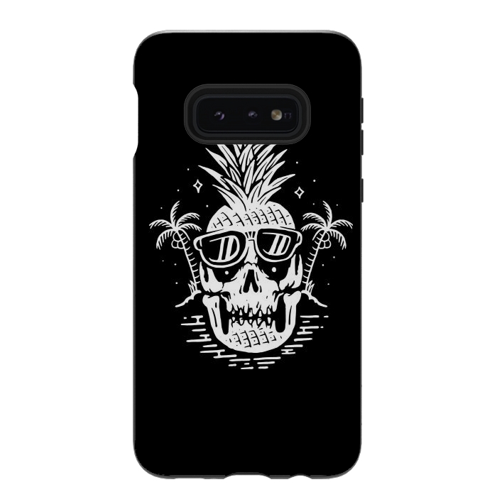 Galaxy S10e StrongFit Skull Pineapple 2 by Afif Quilimo