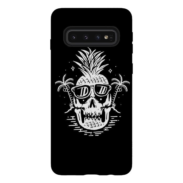 Galaxy S10 StrongFit Skull Pineapple 2 by Afif Quilimo