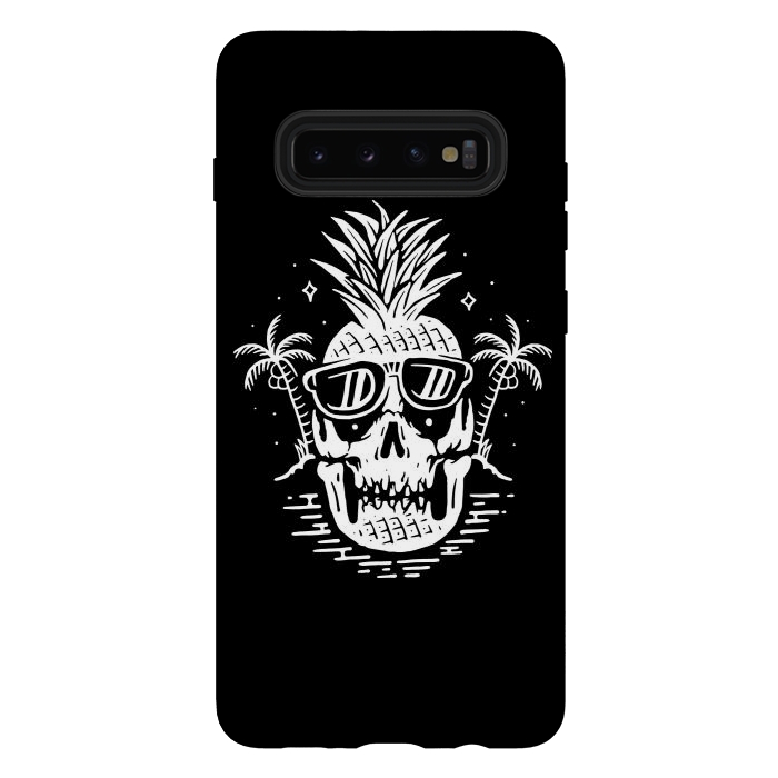 Galaxy S10 plus StrongFit Skull Pineapple 2 by Afif Quilimo