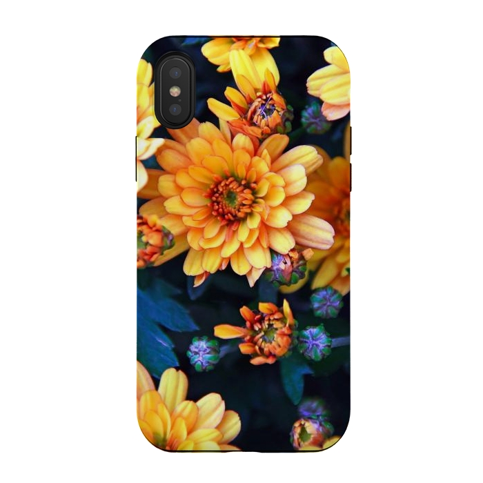 iPhone Xs / X StrongFit Chrysanthemums by Winston