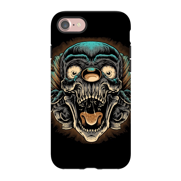 iPhone 7 StrongFit Scary Clown by Afif Quilimo