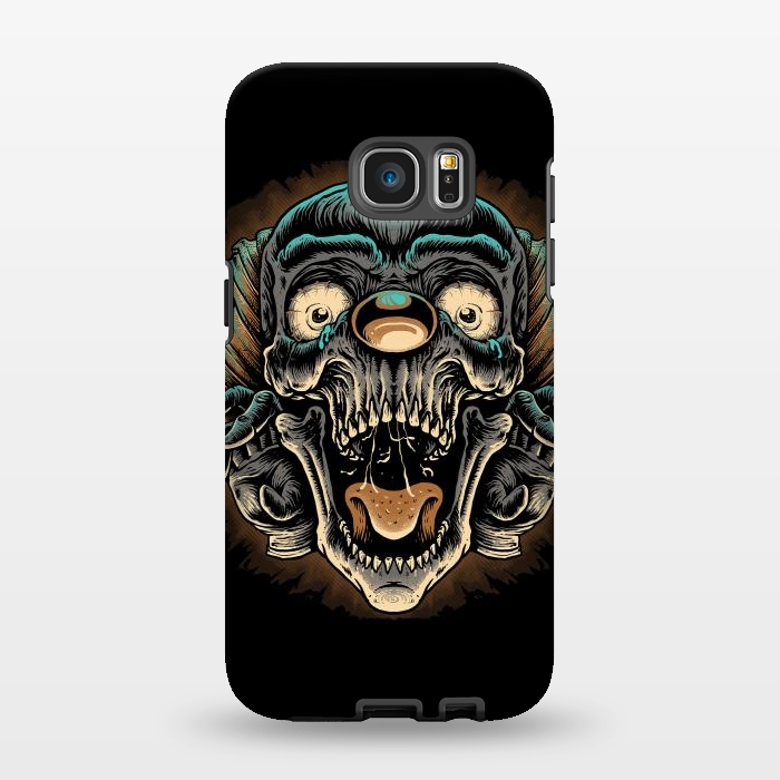 Galaxy S7 EDGE StrongFit Scary Clown by Afif Quilimo