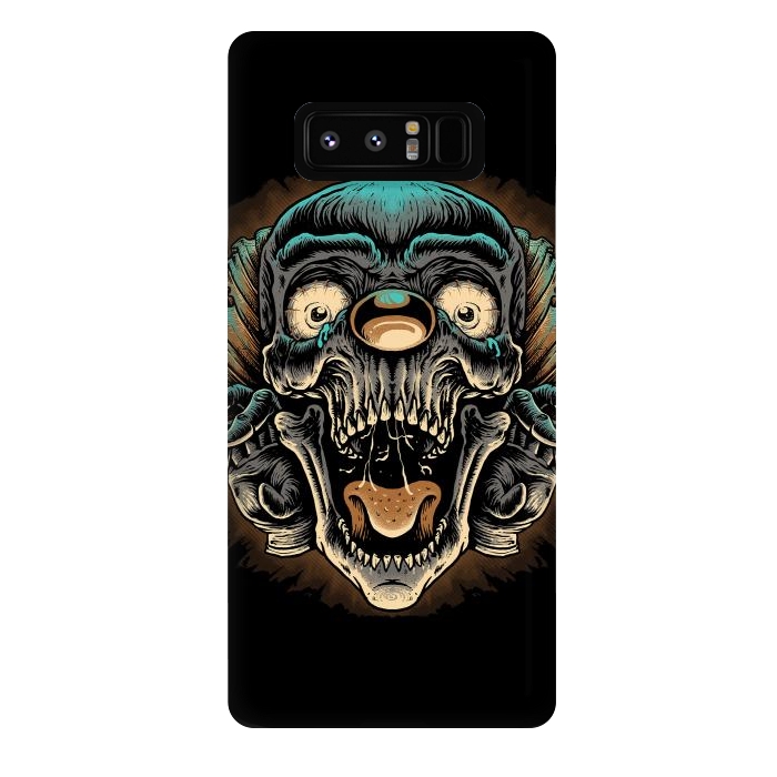 Galaxy Note 8 StrongFit Scary Clown by Afif Quilimo