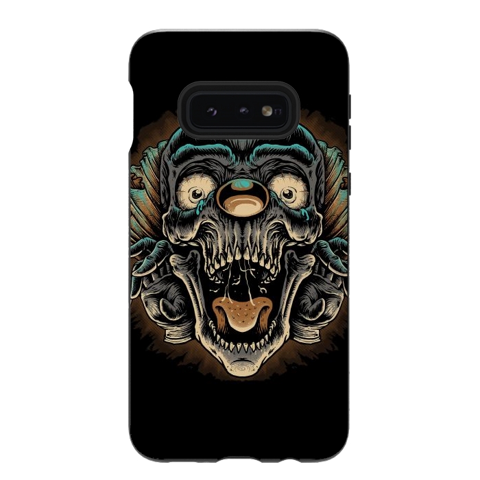 Galaxy S10e StrongFit Scary Clown by Afif Quilimo