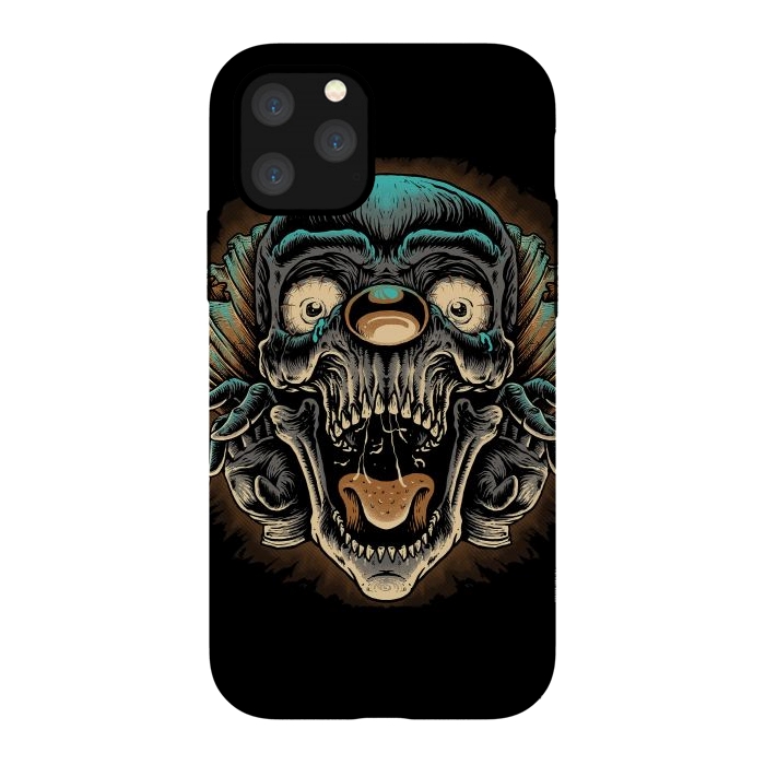 iPhone 11 Pro StrongFit Scary Clown by Afif Quilimo