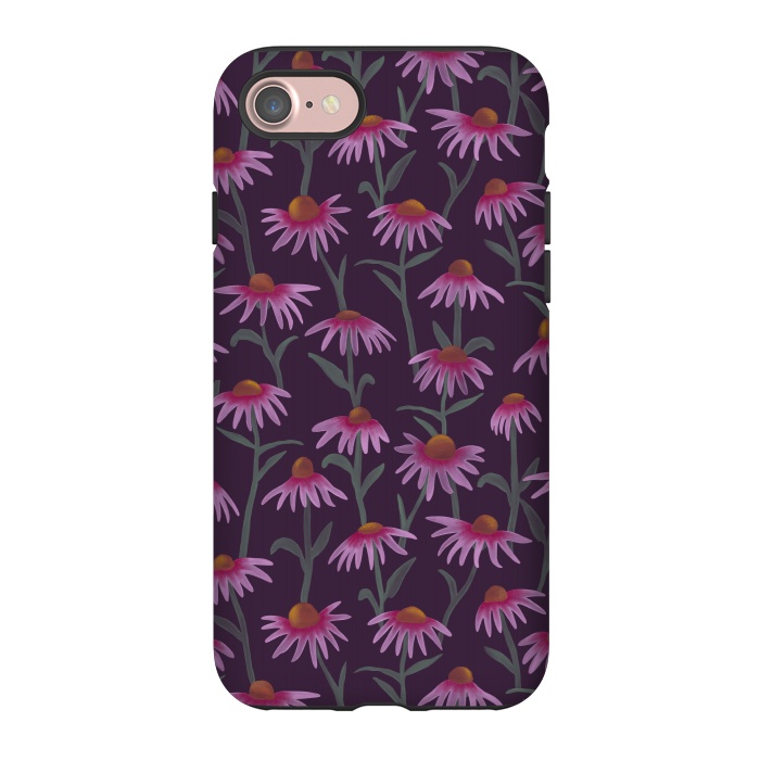 iPhone 7 StrongFit Echinacea Flowers by Tishya Oedit