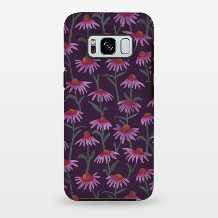 Galaxy S8 plus StrongFit Echinacea Flowers by Tishya Oedit
